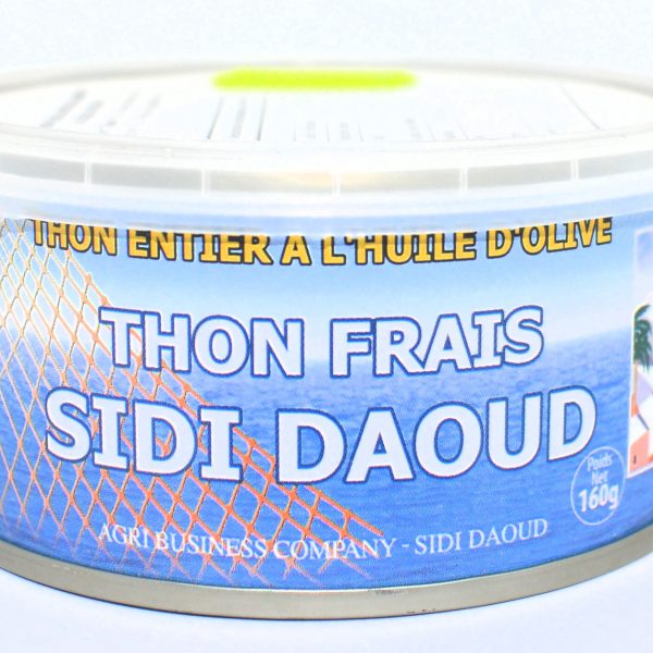 Thon Frais à l'huile d'Olive - Sidi Daoud - 160g - Produit K