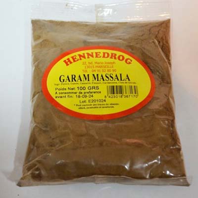 Garam MASSALA Hennedrog 100g