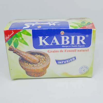 Infusion kabir au grains de fenouil naturel