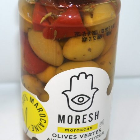 Olives vertes aux herbes & citron - MORESH - 190g