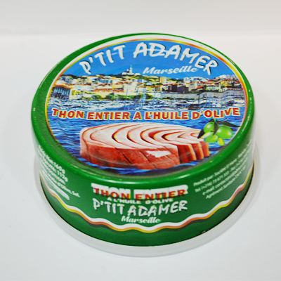 Thon P'tit Adamer entier huile d'olive 160 g
