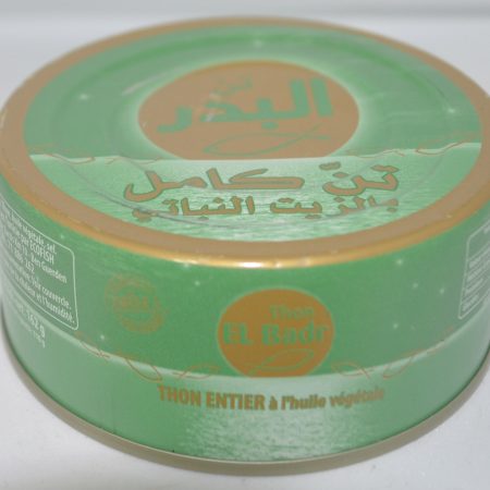 Thon Entier à l'huile végétale - EL BADR - 162g