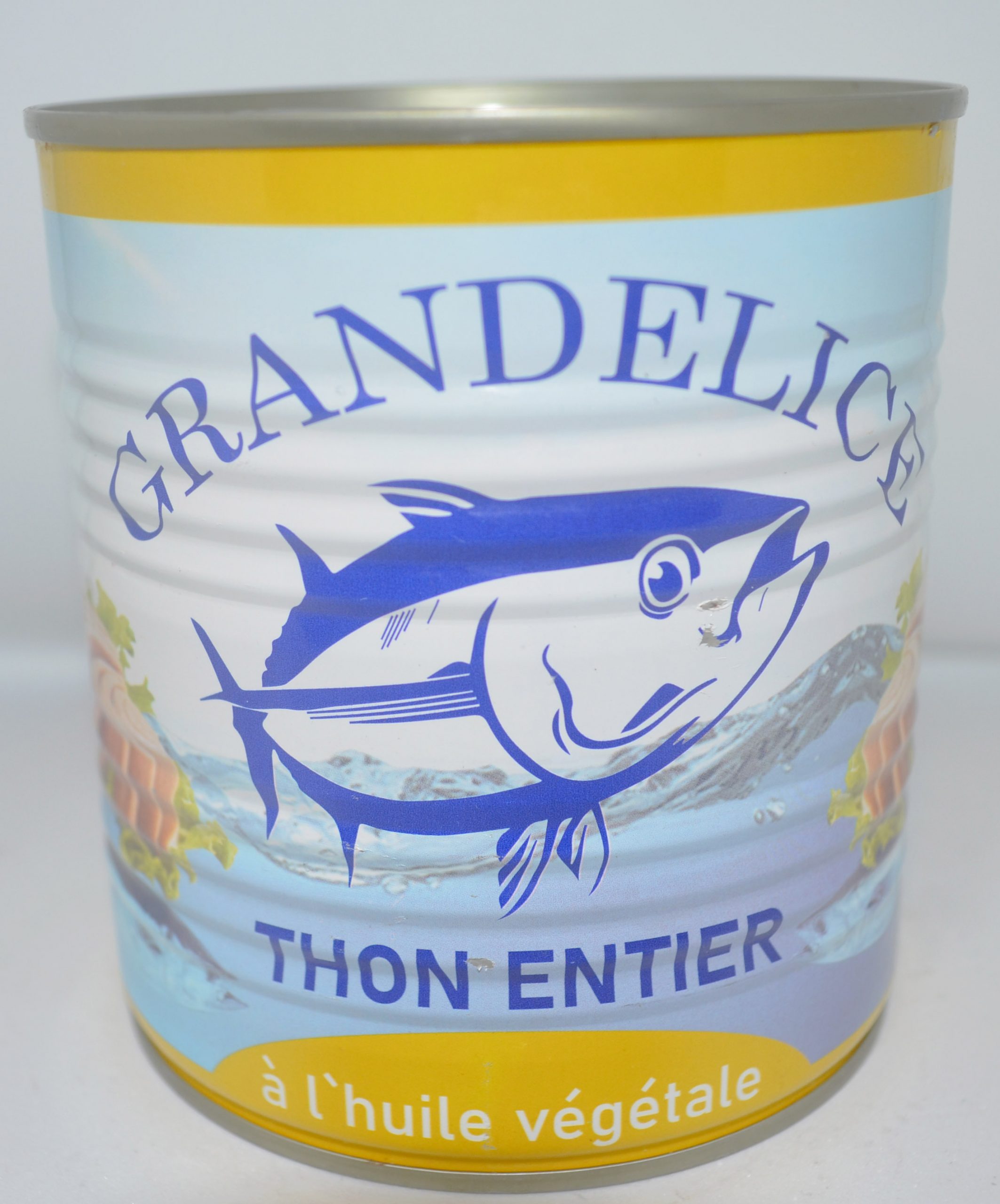 Thon Entier à l'huile végétale - GRANDELICE - 750g