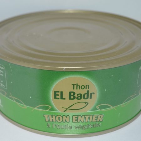 Thon Entier à l'huile végétale - EL BADR - 800g