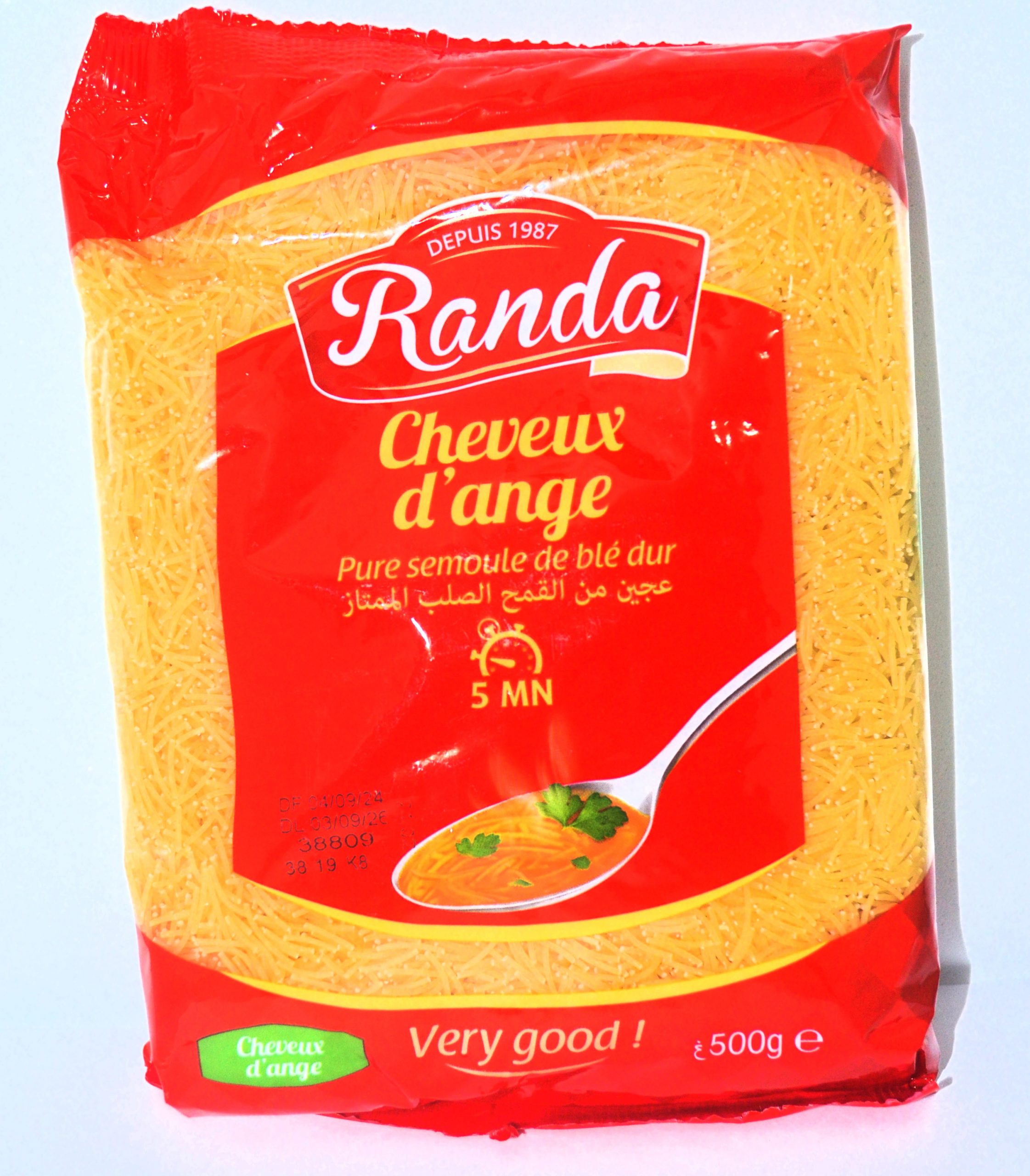 Pate cheveux d'Anges - RANDA - 500g