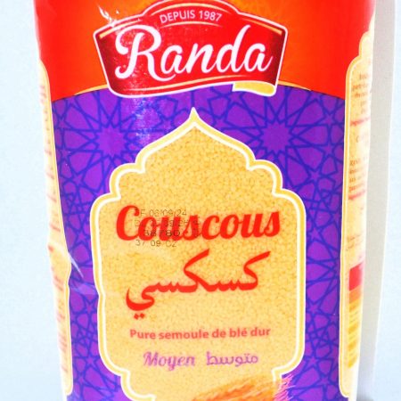 Couscous moyen pure semoule de blé dur - RANDA - 1Kg