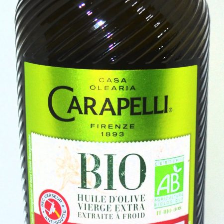 Huile d'Olive BIO extra vierge pression à froid - CARAPELLI - Vivace -750 ML