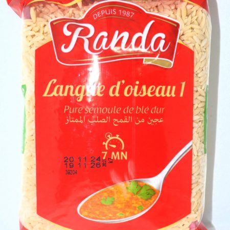 Pate Langue d'oiseau 1 - RANDA - 500g
