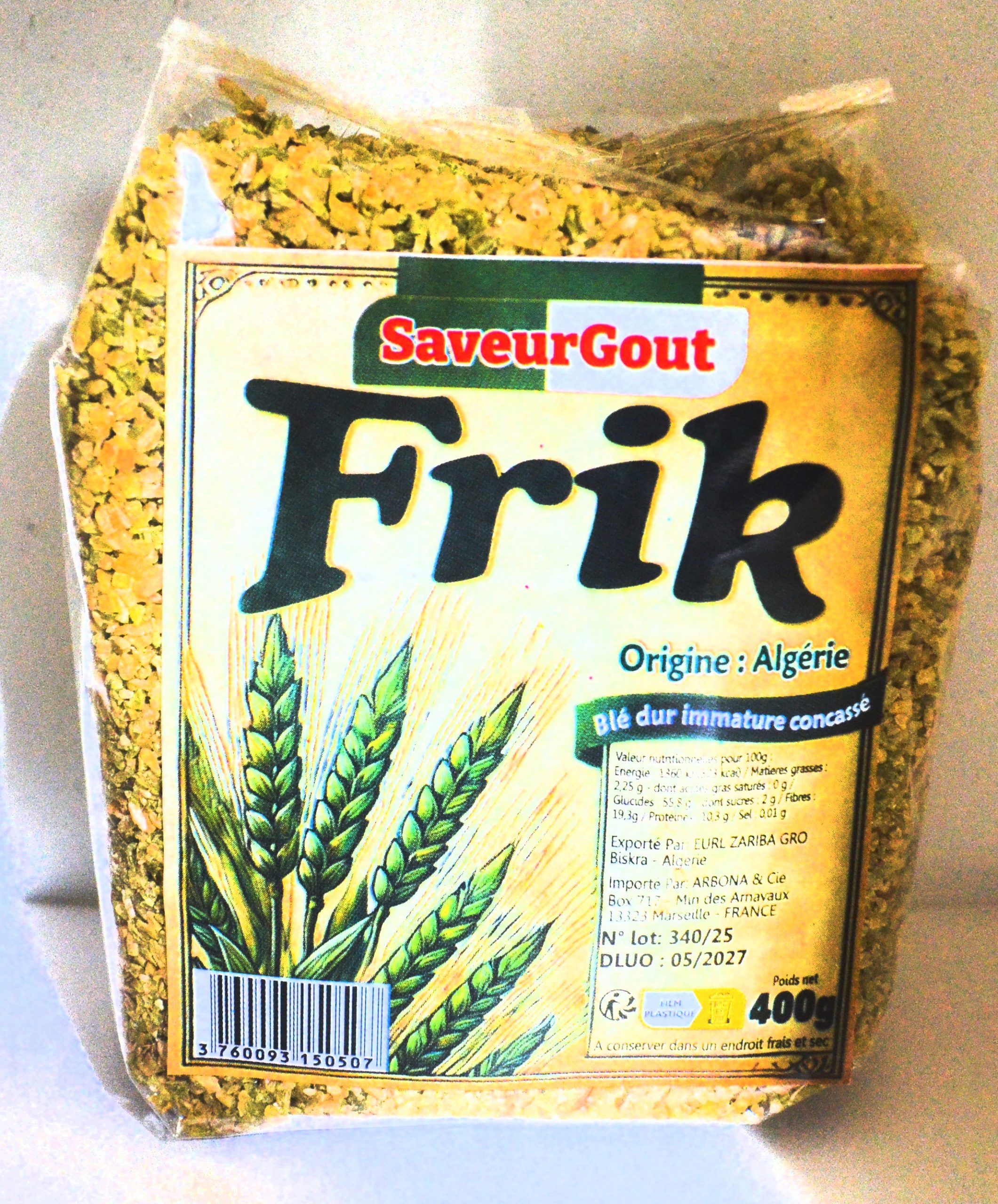 Shorba Frik -SaveurGout - 400g