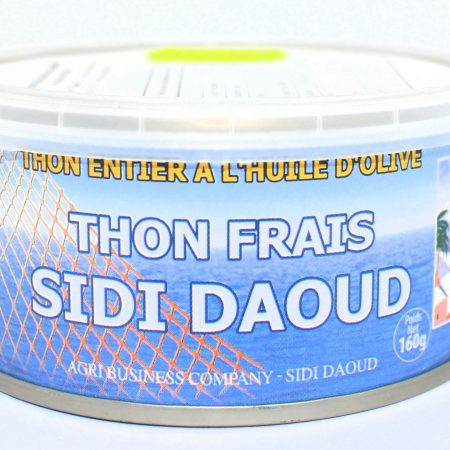 Thon Frais à l'huile d'Olive - Sidi Daoud - 160g - Produit K